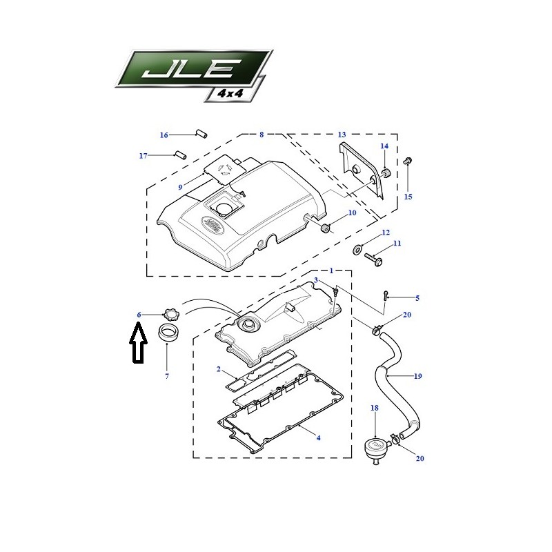 Bouchon Remplissage Huile Defender Discovery 2 Freelander 1