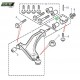 Silent bloc bras de suspension inférieur avant Freelander 1